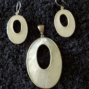 Pendant with Matching Earrings